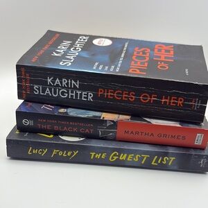 Thriller Fiction Bundle | The Guest List, Pieces of Her, The Black Cat | Murder